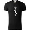 Yoga strom - Tričko z organickej bavlny - 3XL ( Čierna )