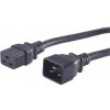 PremiumCord Kabel síťový prodlužovací 230V 16A 1,5m, konektory IEC 320 C19 - IEC 320 C20 (kpsa015)