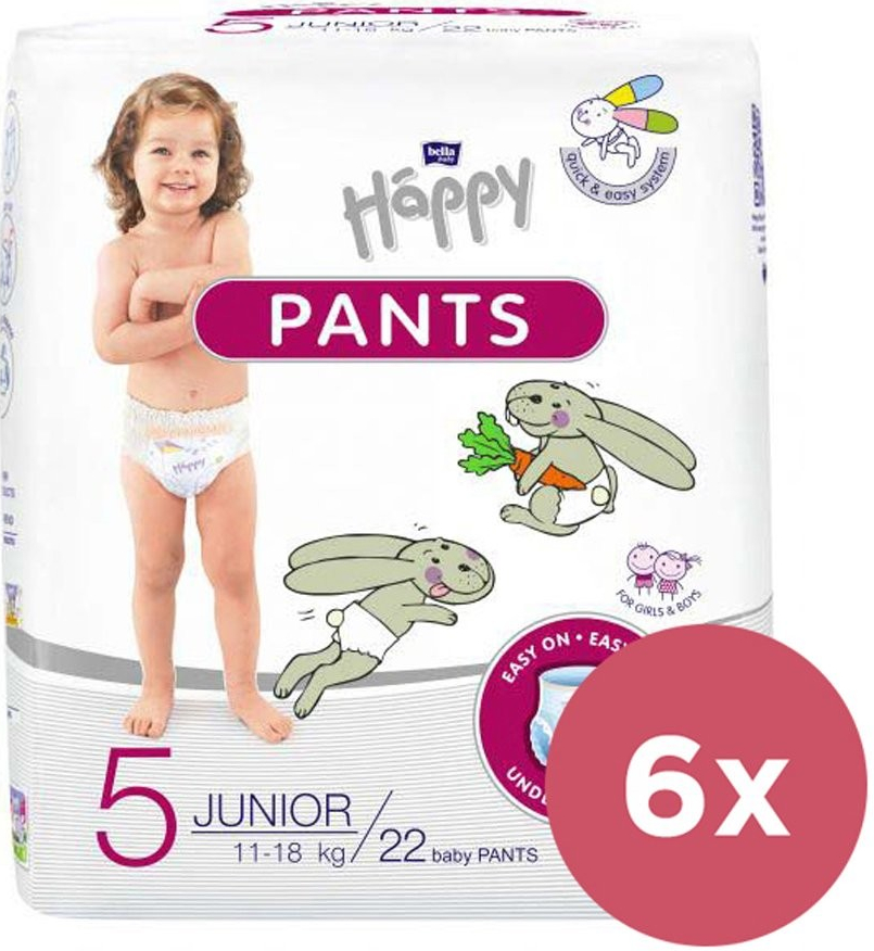 Bella Happy Pants Junior 11-18 kg 132 ks