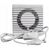 airRoxy ventilátor s napájacím káblom a vypínačom Planet energy 100 PS, 01-091
