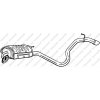 Koncový tlmič výfuku Bosal Deutschland GmbH 280-147