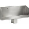 Sanela - Nerezový pisoárový žľab, 2 integrované splachovače, dĺžka 1200 mm, 24 V DC