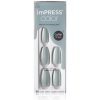 KISS imPRESS Color Medium umelé nechty Going Green 30 ks