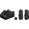 Nabíjačka a náhradná batéria Bosch 2x GBA 12V 2.0Ah + GAL 12V-401.600.A01.9R8 (1.600.A01.9R8)