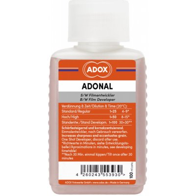 Adox Rodinal/Adonal 100 ml negatívna vývojka