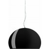 Lampa Fly nepriehľadná čierna