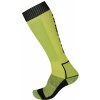 Husky ponožky Snow Wool zelená / čierna