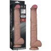 Lovetoy - dvojvrstvové XXL dildo - 36,5 cm - (telová farba)