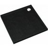 Schedpol Caspar New Black Stone štvorcová sprchová vanička 80x80 cm čierna 3.2330/C/ST