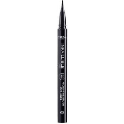 L'Oréal Paris Infaillible Grip 36H Micro-Fine Brush Eye Liner dlhotrvácna ultra tenká očná linka 0.4 g 01 obsidian black