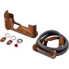SMALLRIG 5670 Leather Half Case Kit pre FUJIFILM X-T30 / X-T30 II / X-T30 III Brown