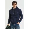 MIKINA GANT REG SHIELD HOODIE EVENING BLUE