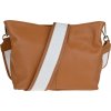 NovaKabelka.sk Batilda Camel Scura s prídavným popruhom IV kožená talianska crossbody kabelka camel