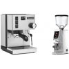 Rancilio Silvia BC + Eureka Atom W 65, chrome