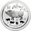 Strieborná minca Year of the Pig / Rok Praasete 1oz 2019 Lunárna séria II