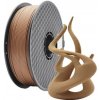 OEM Tlačová struna (filament) GEMBIRD, PLA, 1,75mm, 1kg, prírodné drevo 3DP-PLA-WD-01-NAT Gembird
