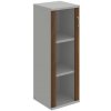 Hobis Policová skriňa Strong L, 40x115,2x40 cm, orech/sivá