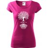Narodeninový strom 60 - Dámske tričko Pure - M ( Fuchsiová )