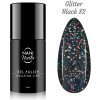 NANI gél lak Amazing Line 5 ml - Glitter Black