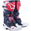 Boty TECH 10 SUPERVENTED, ALPINESTARS, perforované (tmavě modrá/bílá/červená/fialová, vel. 43)