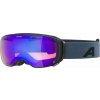 Lyžiarske okuliare Alpina ESTETICA Q black-dirtblue matt/blue