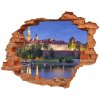 Nálepka 3D diera na stenu Krakov, poľsko 90x70 cm
