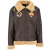 Alpha Industries B3 FL CUSTOM zimná bunda vintage brown Veľkosť: M, Farba: hnedá, piesková