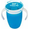 Munchkin juniorský netečúci hrnček s uškami 360° modrý 207 ml