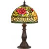 Nočná lampa Tiffany vitráž ROSA 240 sklíčok 29*Ø20 1*E14