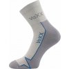 VoXX LOCATOR B / Športové bavlnené ponožky, zosilnené chodidlo - šedá / modrá 43-46