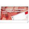 NOTIQUE Stolový Plánovací riadkový CZ 25 x 12,5 cm 2025