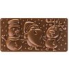 Pavoni Polykarbonátová forma na tabuľkovú čokoládu 275x175 mm XMAS FRIENDS