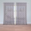 Sablio Záclony Biele štvorce: 2ks 150x250cm