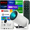 Projektor LED Magcubic PROJEKTOR ANDROID TV WIFI FULL PRENOSNÝ biely