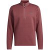 Pánska golfová mikina Adidas DWR 1/4 Zips Červená XL