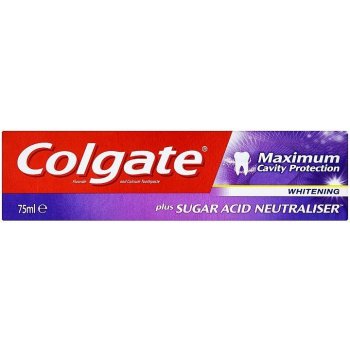 Colgate Maximum Cavity Protection Whitening zubná pasta 75 ml