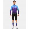 Pánsky cyklistický dres s dlhým rukávom Kilpi VULCANO-M modrá M