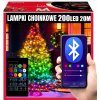 INTELIGENTNÉ Vianočné osvetlenie na stromček 200 LED RGB USB Bluetooth 20 m Aplikácia Pilot