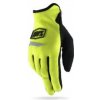 100% dámske rukavice Ridecamp Neon Yellow 100% 11008-004