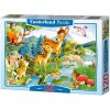Detské PUZZLE BAMBI JELENČEK SET 120 dielikov CASTORLAND malé PUZZLE