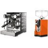 Rocket Espresso Appartamento TCA, white + Eureka Mignon Specialita, CR orange