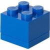 LEGO® Mini box 45x45x42 tmavo modrý
