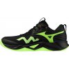 Pánska halová obuv Mizuno Wave Momentum Pro Black/Glowing Apple EUR 42