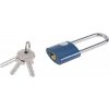 Visiaci zám.modrý 32mm predĺžený, FESTA 23212