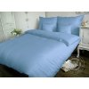 KERA D.L.K. Posteľné obliečky Svetlomodrý Satén 140x200cm + 70x90cm