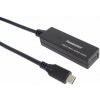 PremiumCord USB-C repeater a prodlužovací kabel Male-Female, 5Gbps 10m (ku31rep10)