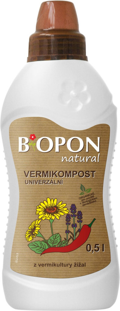 BIOPON - kvapalné hnojivo pre balkónové rastliny - 0, 5 l