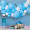 Smart balloons Balóniková girlanda modro-biela
