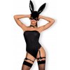 Kostým Obsessive zajačik veľ. L/XL čierny