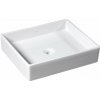 Isvea PURITY keramické umývadlo 50x42cm, na dosku, biela 10PL66050